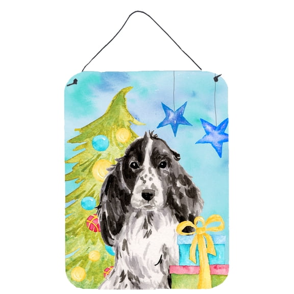 Black Parti Christmas Wall or Door Hanging Prints