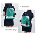 thumbnail image 4 of FORMRS Women's Travel Backpack Purse Anti-Theft Hidden Pockets Casual Shoulder Bag, Black Cat and Coffee, 4 of 7