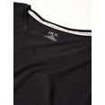 thumbnail image 5 of HUE Womens Short Sleeve V-Neck Sleep Tee X-Large Black, 5 of 5