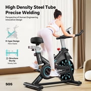 Pooboo Professional Magnetic Indoor Cycling Bike Stationary Exercise Bikes Home Cardio Workout Bicycle 350lb