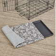 thumbnail image 6 of MidWest Homes for Pets QuietTime Reversible Dog Crate Pan Cover, 30 inch, Fleece, Gray Floral, 6 of 8