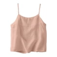 thumbnail image 5 of Womens Summer Tops Thin Loose Solid Color Top Vest on Sale, 5 of 5