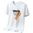 thumbnail image 3 of Vetsdori Short Sleeve Shirts for Men Workout Fashion Pullover Casual Crew Neck Graphic Mens Tops Trendy, 3 of 6