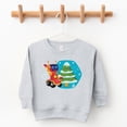 thumbnail image 2 of Leo the Truck Robot Holiday - Kids Toddler Sweatshirt, 2 of 9
