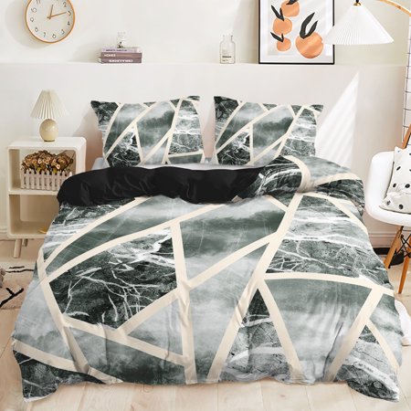 Hosima 3 Piece 3D Digital Printed Duvet Cover Full Size Bedroom Decorative Bedding Set,DEL79-King