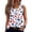 #01 Watermelon Red, variant on 250 Anniversary Usa Shirts for Women American Flag Print Sleeveless Botton Down Scoop Neck Tank Top Celebration Lightweight Summer Camping Shirts,XL,#01 Dark Blue