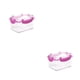 thumbnail image 4 of Billuyoard Contenedores de almacenamiento convenientes Caja Almacenamiento de granos para varios usos Organizadores de caja de almacenamiento rojo púrpura 2Conjunto, 4 of 6