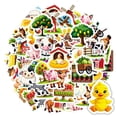 thumbnail image 6 of 35pcs Charming Animal Stickers Cartoon Farm PVC Stickers for Notebooks Laptops Suitcases, 6 of 9