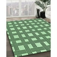 thumbnail image 3 of Ahgly Company Machine Washable Indoor Round Transitional Medium Forest Green Area Rugs, 7' Round, 3 of 7