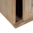 thumbnail image 5 of Kate and Laurel Cates Rustic Sliding Door Floating Wall Cabinet, 30 x 10 x 14, Rustic Brown, Decorative Distressed Wood Storage Cabinet for Farmhouse Wall Decor, 5 of 8