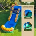 thumbnail image 4 of XJUMP T-Rex Dinosaur Inflatable Water Slide Bounce House Combo with Splash Pool for Kids and Adults (with Air Blower), Commercial Grade, 4 of 9