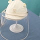 thumbnail image 5 of Protector facial para bebé, sombrero protector facial extraíble para niños, protector facial transparente desmontable, amarillo, 5 of 5
