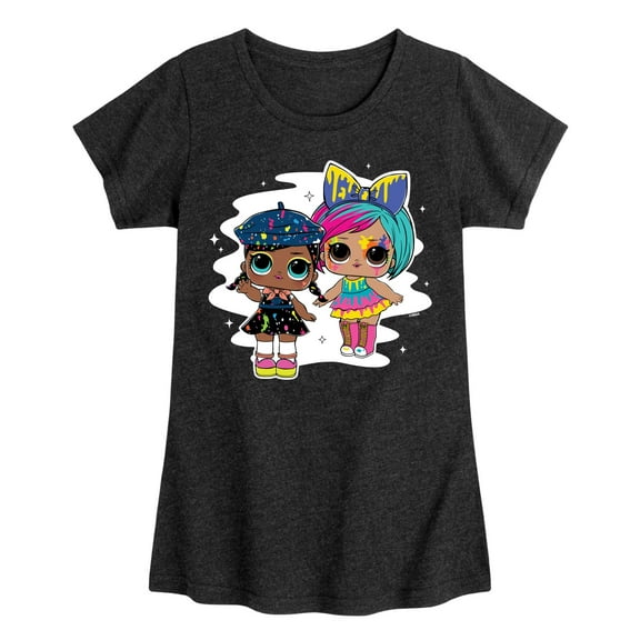 LOL Surprise! Dolls - Drip Drop Painting Girls - Toddler & Youth Girls Short Sleeve Graphic T-Shirt