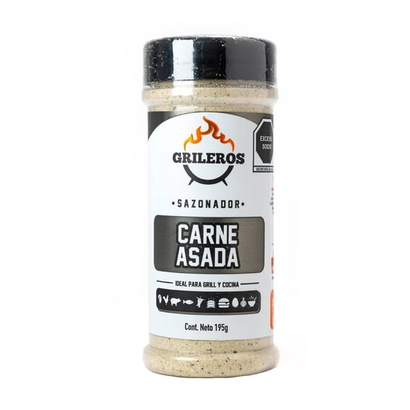 Sazonador Grileros carne asada 195 g