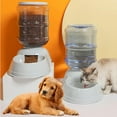 thumbnail image 5 of Automatic Dog Feeder and Water Dispenser Set for Large Dogs, 3 Gallon Gravity Dog Cat Food and Water Dispenser Set with Pet Food Bowl,Large Pet Food Water Dispenser Station, 5 of 7