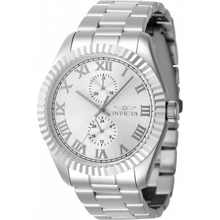 Invicta 47421 Men's Specialty Silver Tone Dial Bracelet Watch
