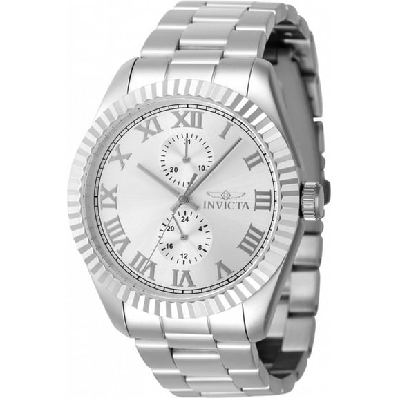 Invicta 47421 Men's Specialty Silver Tone Dial Bracelet Watch
