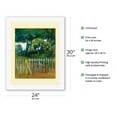 thumbnail image 2 of Laundry in the Garden in Kandern Germany - From an Original Color Painting by August Macke c.1907 - Fine Art Rolled Canvas Print 20in x 26in, 2 of 4