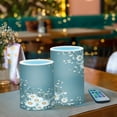 thumbnail image 6 of ALAZA Daisy Floral Art Pattern 2 PCs LED Flickering Flameless Candles with Remote Timer Battery Operated Candle, 6 of 7