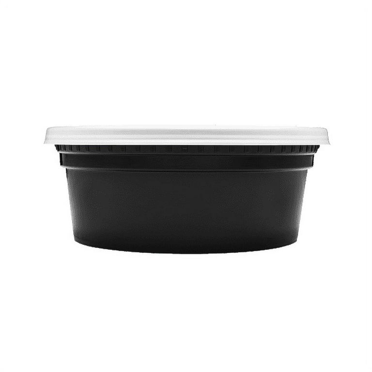 8oz Injection Molded Deli Containers with Lids
