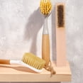 thumbnail image 4 of WRITWAA Snowboard Brush Light Yellow Copper Wax Removal for Travel Use 1Set, 4 of 8