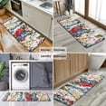 thumbnail image 6 of Pioneer Flower Floral Print Pattern Kitchen Rug Mat,Kitchen Runner Rugs Non Skid Washable,Decorative Kitchen Floor Mats for Kitchen,Sink,Laundry,17"x47.2", 6 of 7