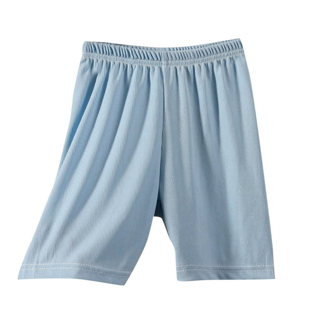 Odeerbi 2-12 Años Niñas Bermudas Shorts Hielo Seda Bike Shorts Yoga Dance Shorts Verano Casual Elastic Waist Leggings Short