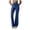Blue, variant on Women's High Waisted Boot Cut Yoga Pants 4 Pockets Workout Pants Tummy Control Women Bootleg Work Pants Dress Pants (Black, XL)