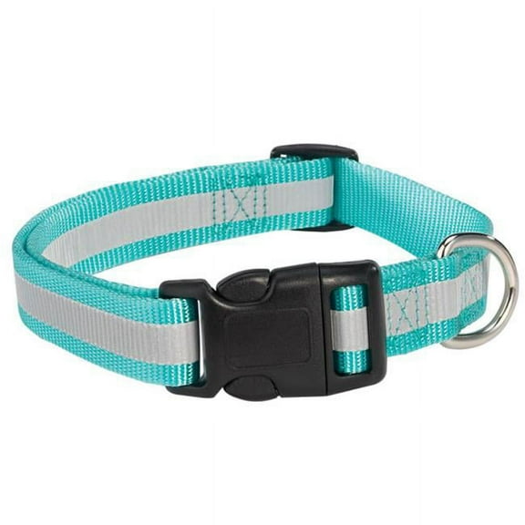 Pet Edge Guardian Gear Reflective Collar - Blue - 18-26in