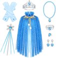 thumbnail image 2 of Juego de capa de princesa Hapgo, 9 piezas, para niñas, disfraces, fiesta, cosplay, manto c Hapgo Hapgo, 2 of 2
