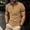 Khaki, variant on Aloohaidyvio Men's Fallow Button Turn-down Collar Top Short-Sleeved Stripe Sports Top Shirt,2024 Polo Shirts for Men Clearance