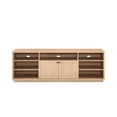 thumbnail image 2 of 70" Contemporary Two-Door Wood Console - Oak, 2 of 6