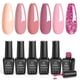 thumbnail image 1 of Kit de Esmalte de Uñas Beetles Rosa Pastel con Purpurina LED UV para Regalo, 1 of 8