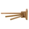 thumbnail image 5 of ALFI brand AB5506 16" Triple Rack Wooden Towel Bar Bathroom Accessory, 5 of 7
