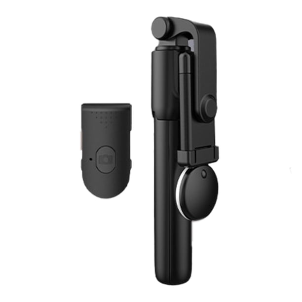 Trípode estabilizador para teléfono con control remoto por cable y rotación de 360 degree. Negro