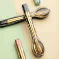 thumbnail image 2 of 3pcs Stainless Steel Dinnerware Set Camping Travel Sets Pink, 2 of 5
