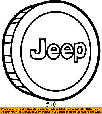 Jeep CHRYSLER OEM 13-16 Grand Cherokee Wheels-Center Cap 1LB77DX8AC 