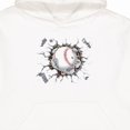 thumbnail image 3 of Inktastic Baseball Breakthrough Youth Hoodie Sweatshirt, 3 of 4