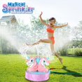thumbnail image 2 of JUGAAD LIFE Outdoor Water Toys Sprinkler for Kids and Toddlers, Summer Backyard Toys for Outside, Girls Boys Age 3 4 5 6 7 8 Year Old (Unicorn), 2 of 7