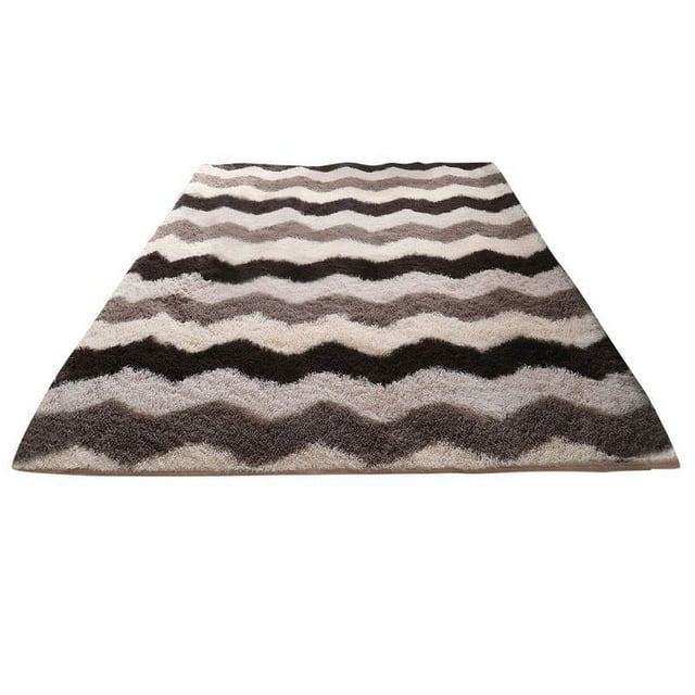 PENGXIANG Fluffy Bedroom Rugs Shaggy Geometric Design Area Rug for Girls Baby Room Kids Living Room Home Decor Floor Carpet