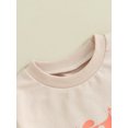 thumbnail image 6 of Bslissey 3M 6M 12M 18M 24M Newborn Baby Girls Boys Sweatshirt Romper Long Sleeve Letter Print Bodysuit Infant Toddler Casual Jumpsuit Daily Clothes, 6 of 9