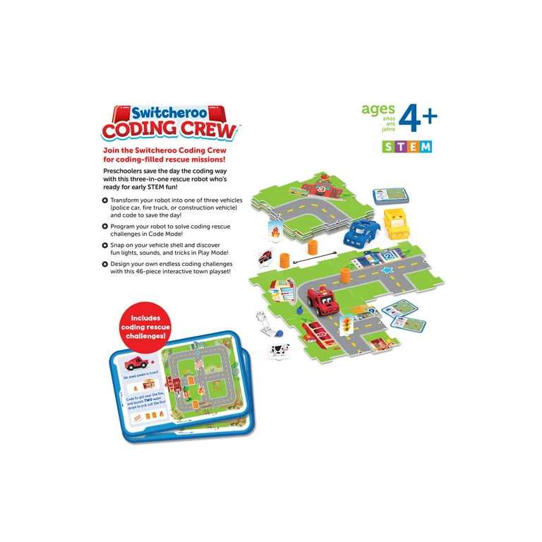 Learning Resources Switcheroo Coding Crew, Code Games for Boys and