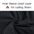 thumbnail image 6 of Thermal Underwear Set for Men Fleece Lined Long Johns Basic Layer Top Bottom for Cold Weather, 6 of 6