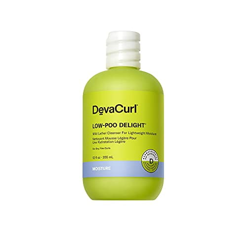 DevaCurl Low-Poo Delight Mild Lather Cleanser for Lightweight Moisture Green Oasis 12 fl. oz.
