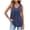 Navy, variant on Women's Tunic Tank Tops Loose Fit Pleated V Neck Sleeveless Plain Tshirts Summer Casual Tanks (XL, Purple)