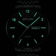 thumbnail image 3 of Reloj Hombre Inoxidable Fluorecente Resistente Agua 3 Bar Bs Correa Dorado-Xtellar negro, 3 of 3