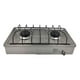 thumbnail image 5 of Parrilla Estufa De Acero Inoxidable Con 2 Quemadores Gas LP Para Sobreponer Besthelg 23451, 5 of 6