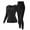 Black, variant on Wlynlyn Thermal Underwear Sets for Women Long Johns Winter Warm Base Layer Seamless Soft Top Bottom 2 Piece Sets