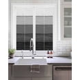 thumbnail image 2 of Window Privacy Film, Dark Grey Ombre UV Sun Blocking Window Tint Film Heat Control One Way Blackout Window Film, Farmhouse Retro Rustic Wood Stripes Non Adhesive Static Cling Sticker 19.6x39.3 In, 2 of 7
