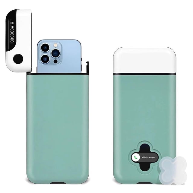 Boîte de Verrouillage Multifonction Support de Téléphone Port de Charge avec Étui H4I9